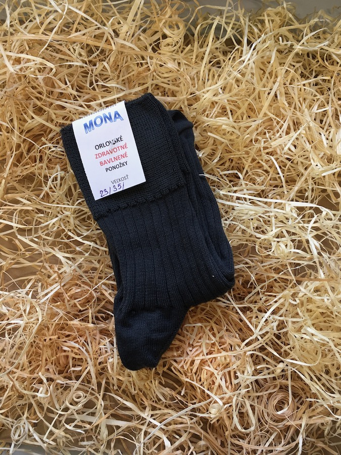 Zdravotné ponožky - tmavošedé