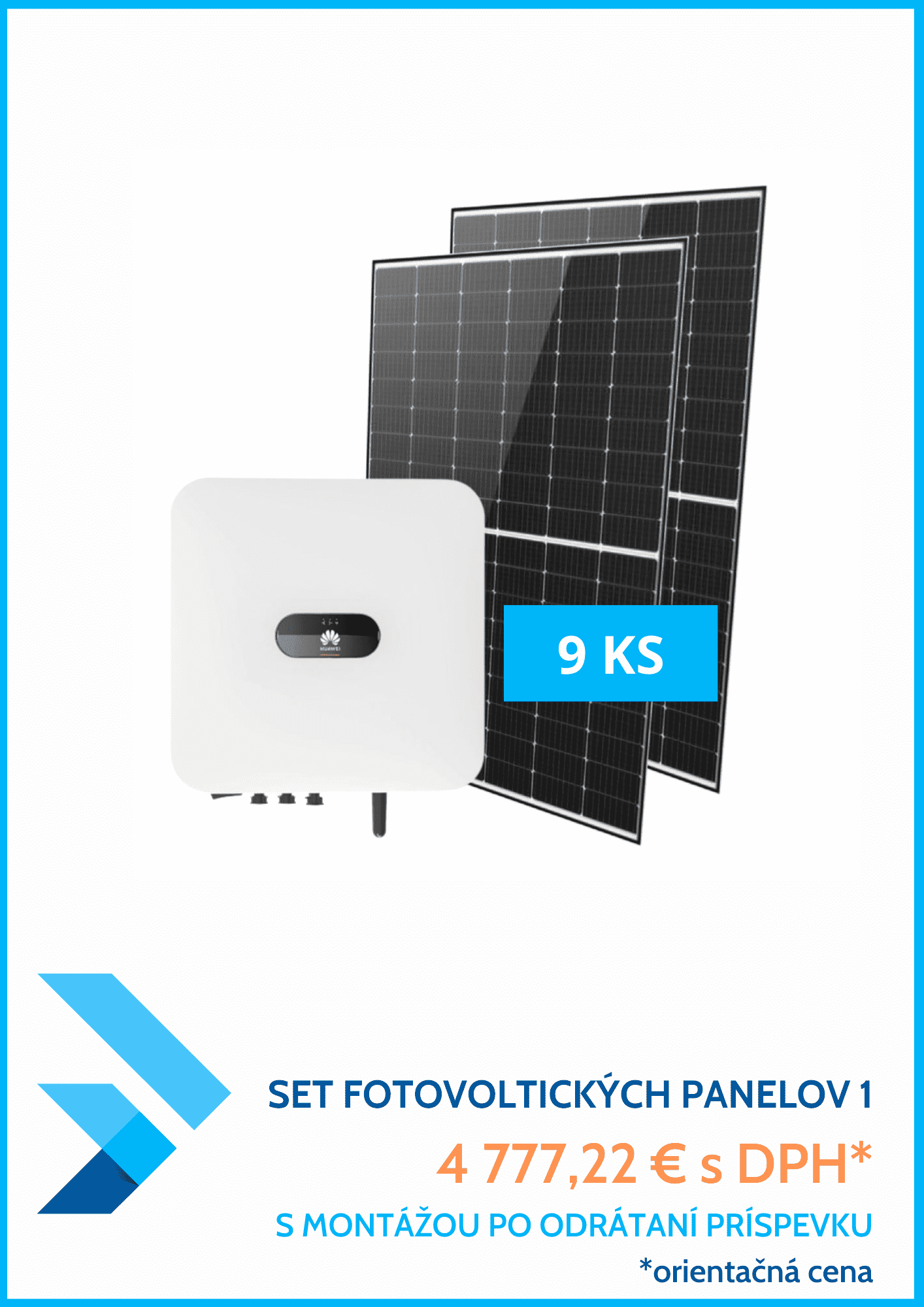FV01_fotovoltické panely PV LONGI LR5-54HPH-410M Menič Huawei SUN 2000 - 3,68KTL