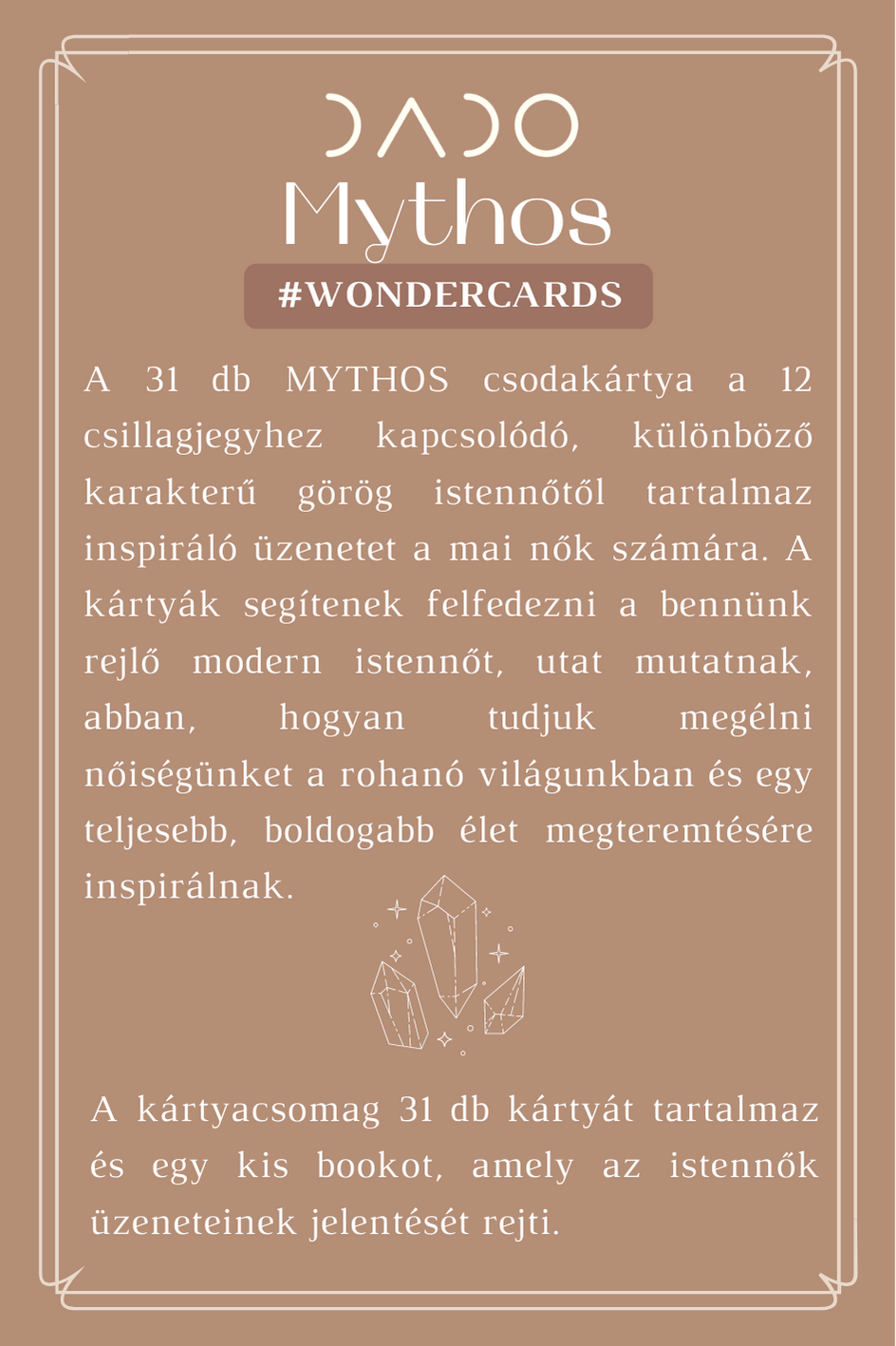 DADO női inspirációs kártyacsomag