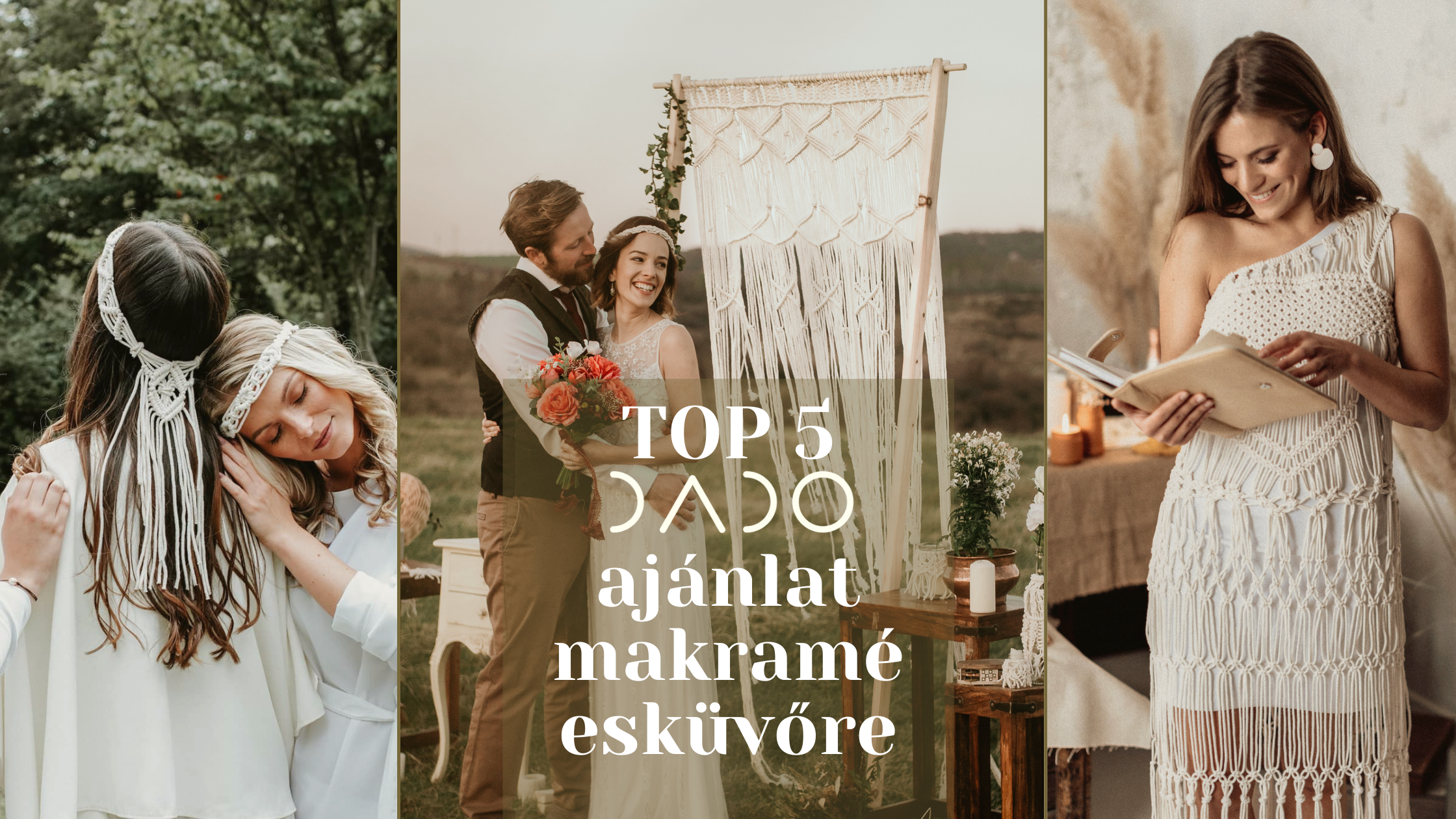 TOP 5 makramé ajánlat 2021 tudatos menyasszonyainak