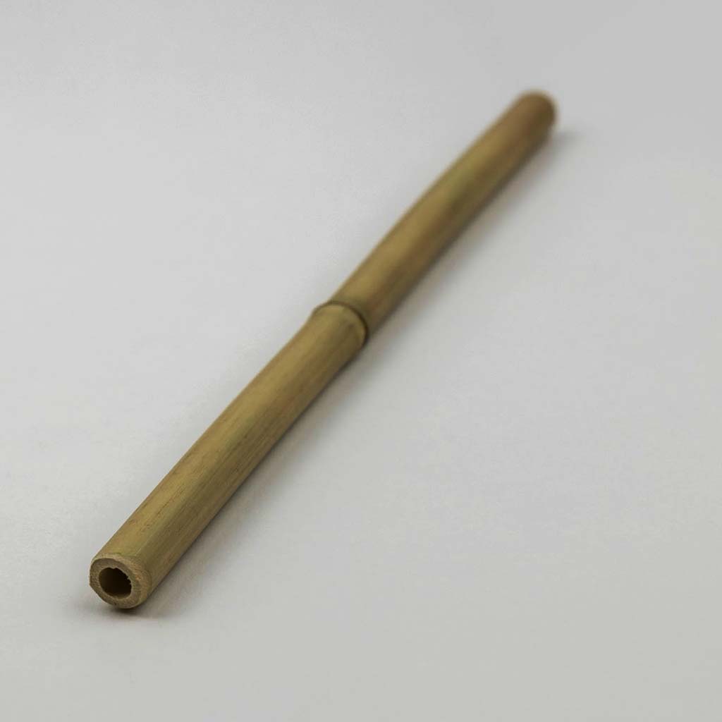 Rovné slamky z prírodného bambusu (215mm x 10mm x 2.5mm)
