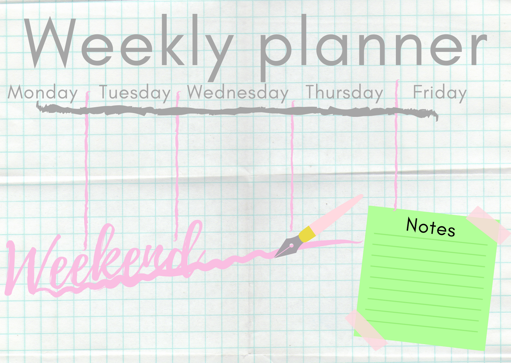Weekly plannerpng