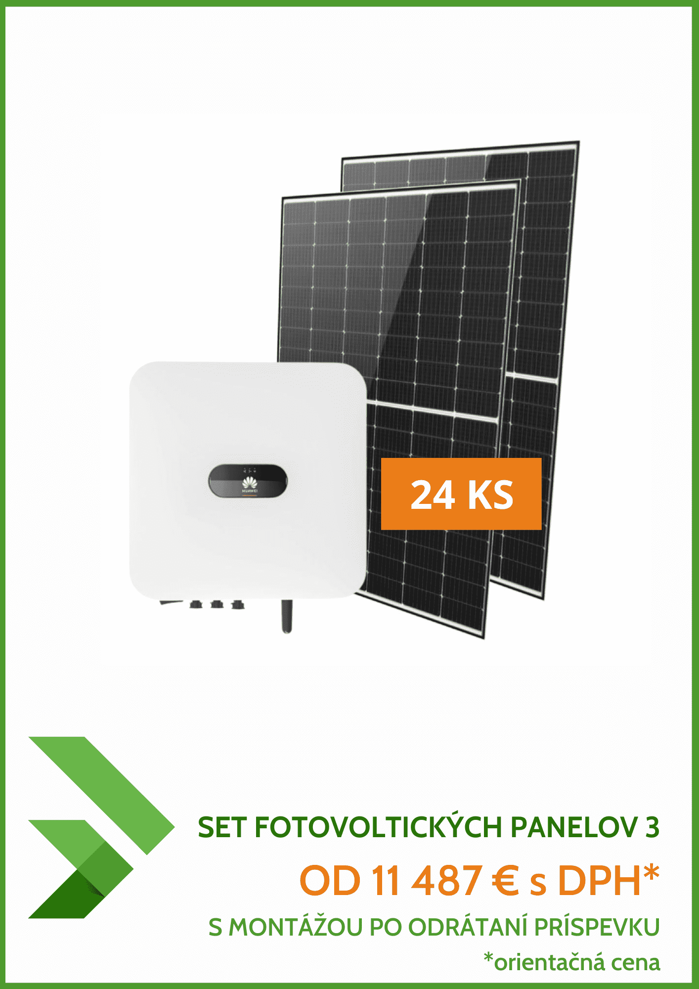 Fotovoltické panely PV LONGI LR5-54HPH-415M Menič Huawei SUN 2000 - 10KTL - M1