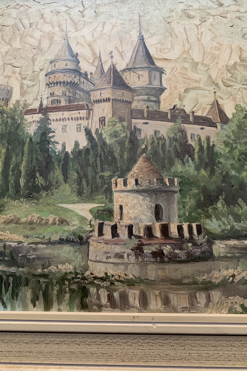 Obraz Bojnicky zamok Picture Bojnice castle 1978