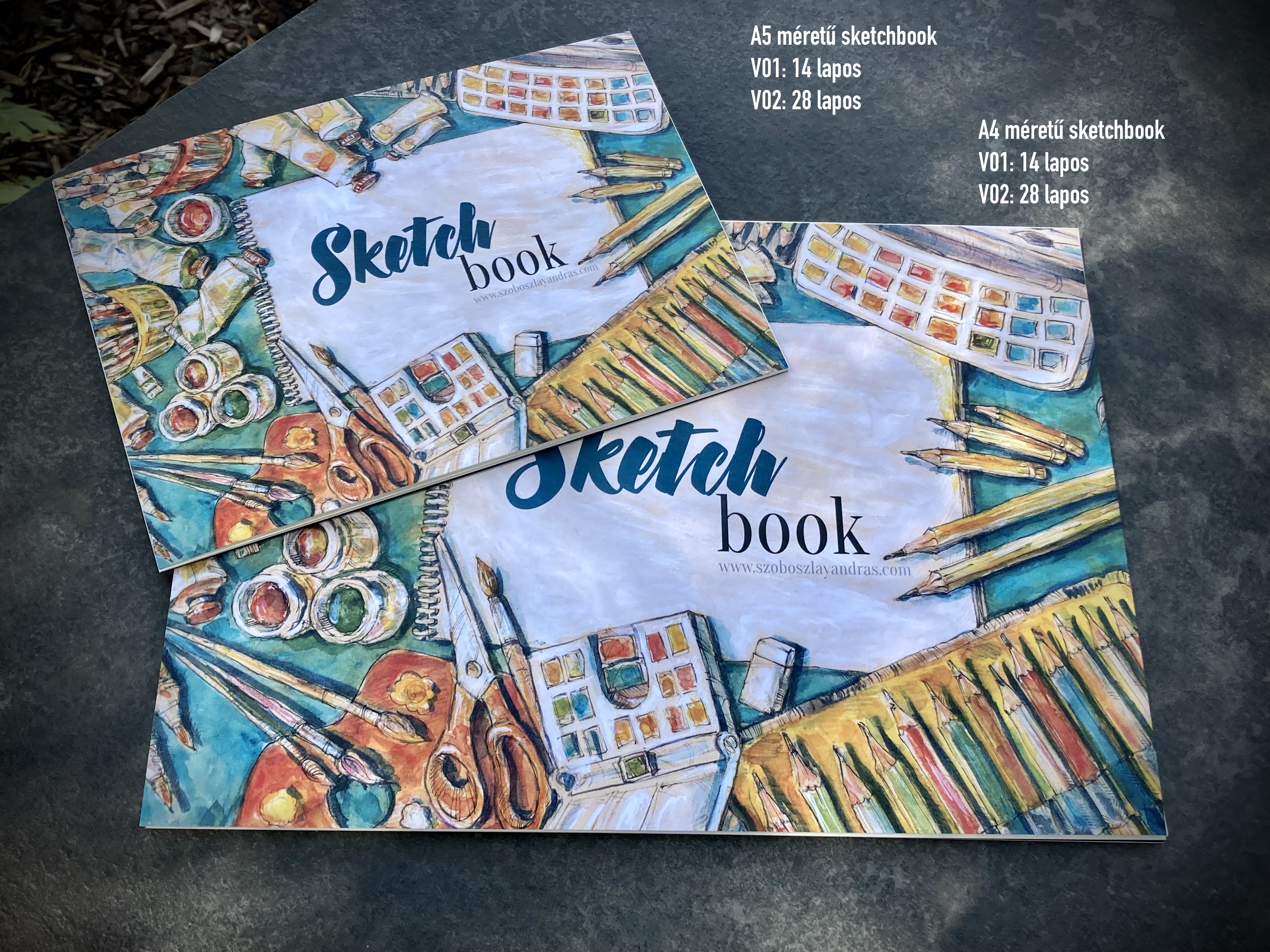 Tematikus sketchbook - a sikeres alkotásért