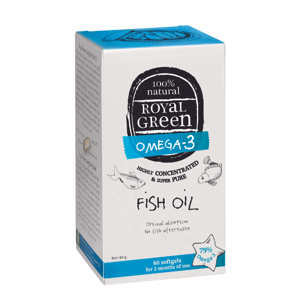 Royal Green rybí olej 60 kapsúl