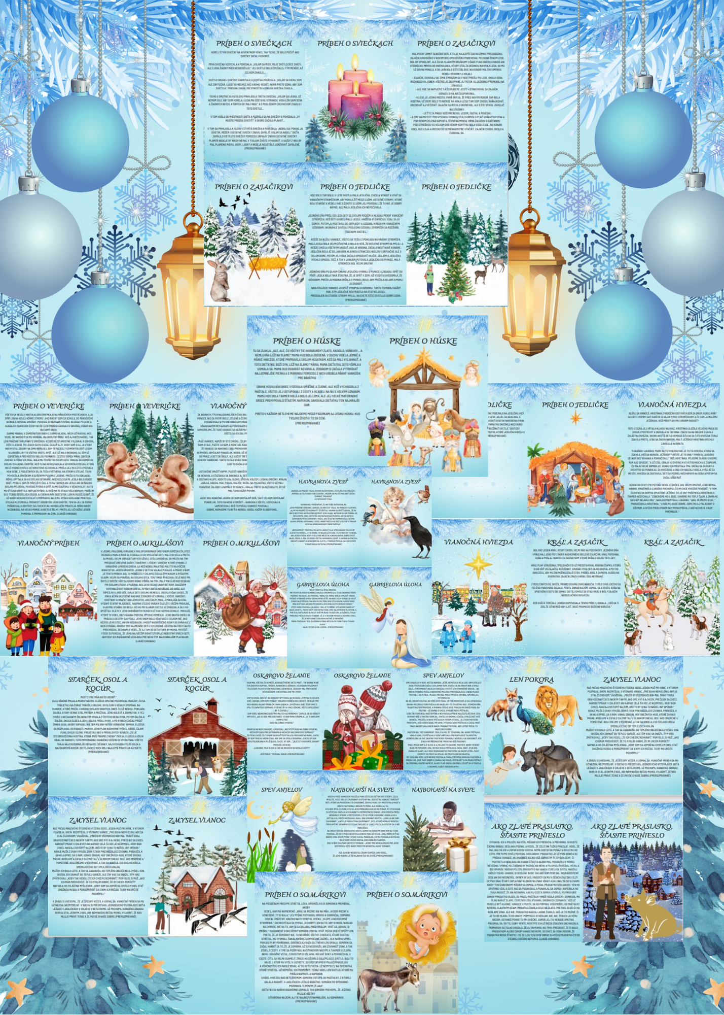 24 krásnych vianočných príbehov s vôňou ihličia