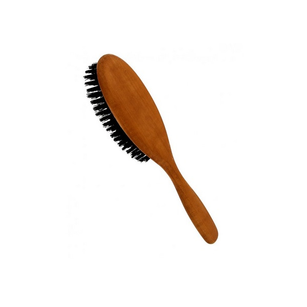 Kefa na vlasy z hruškového dreva s diviačími štetinami