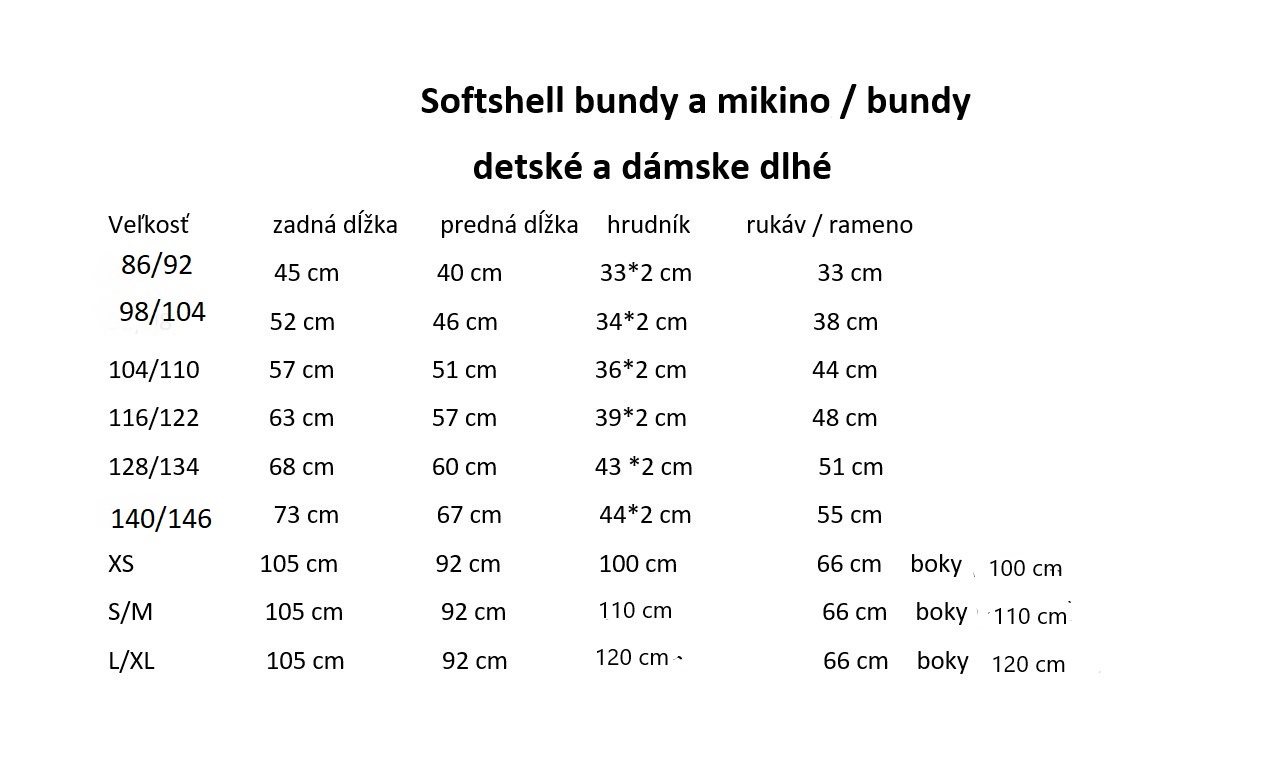 Softshell bundy- jeseň a prechod