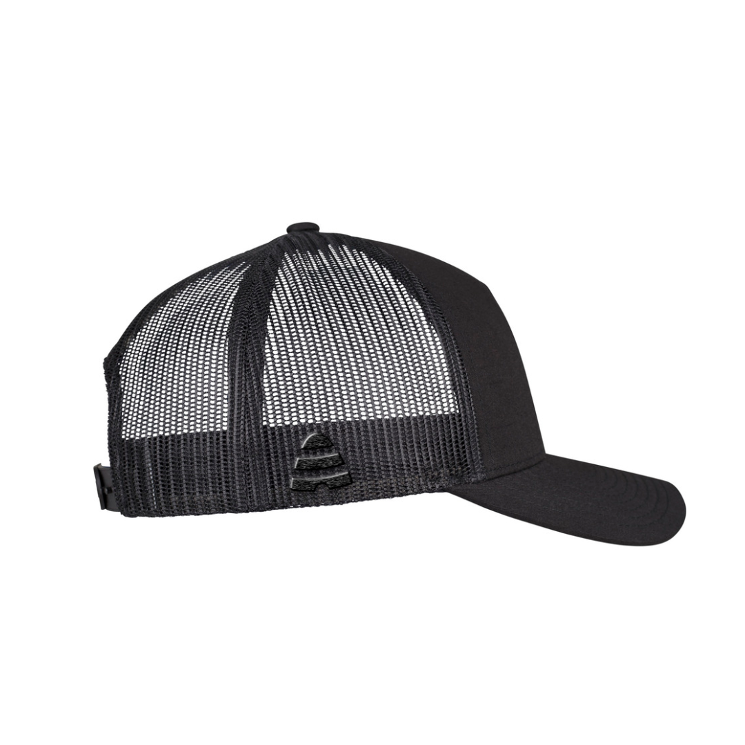 3D Logo Trucker Cap Black/Black