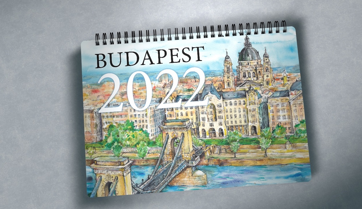2022-es falinaptár - Budapest legszebb helyei - Budapest collection