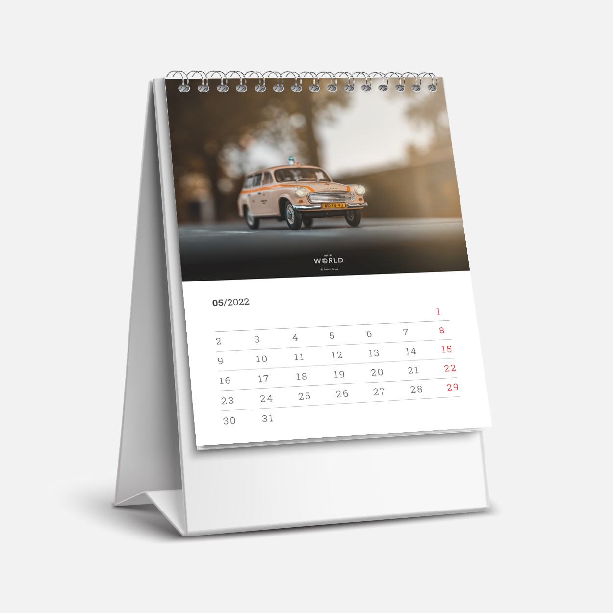 Kalendár Mini World 2022 (stolový A5)