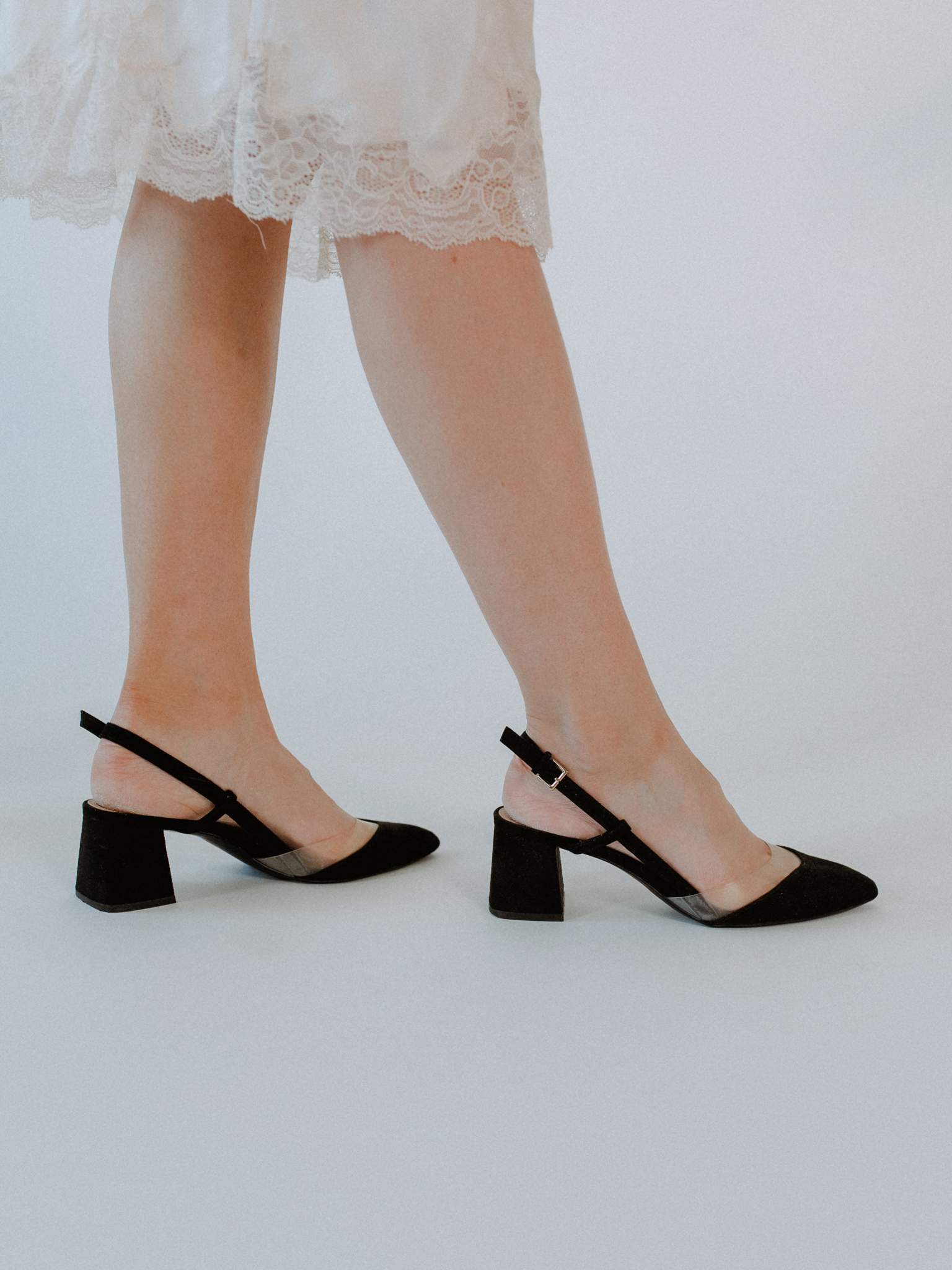 Čierne semišové topánky