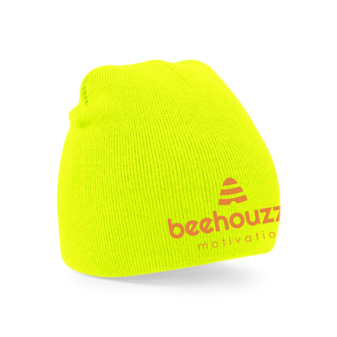 Pull-On Beanie Yellow Neon