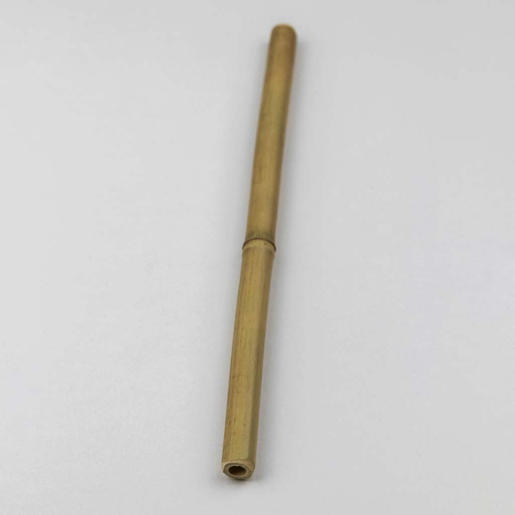 Rovné slamky z prírodného bambusu (215mm x 10mm x 2.5mm)
