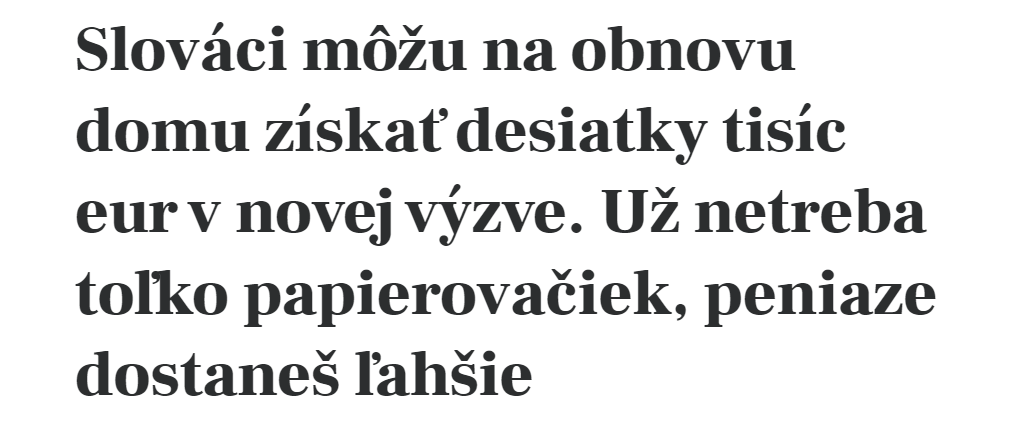 Ministerstvo hospodárstva 10.3.2023 poodhalí nový podporný balíček v oblasti obnoviteľných zdrojov. Bude podporovať slovenskú ekonomiku alebo ho ďalej brzdiť?