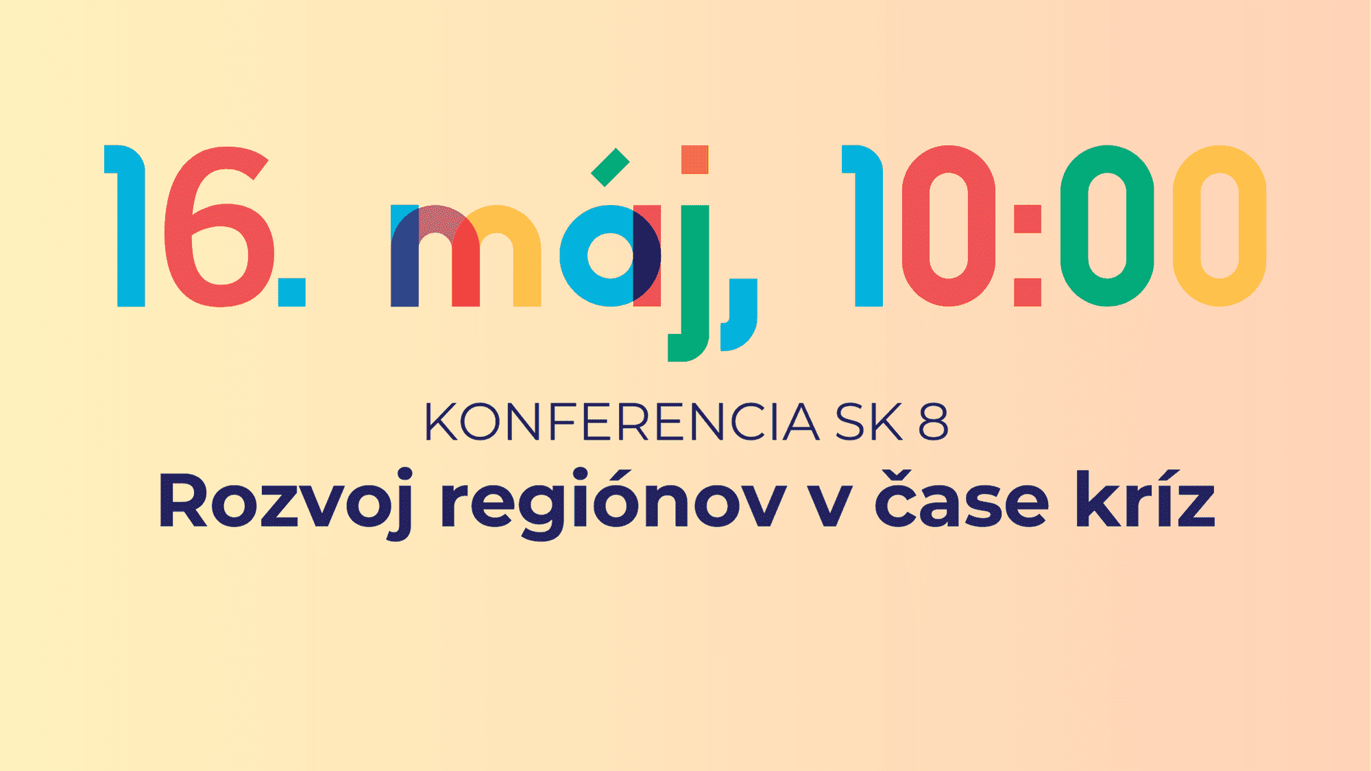 Pozvánka na májovú konferenciu Združenia SK 8 v Bratislave
