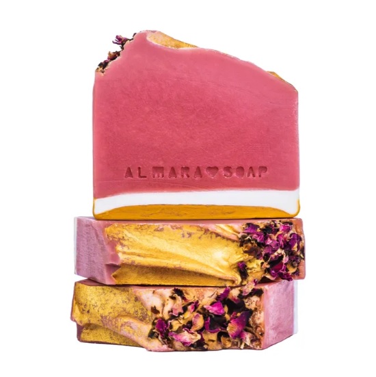 Dizajnové prírodné mydlo, Almara Soap Ružový grep, 100 g
