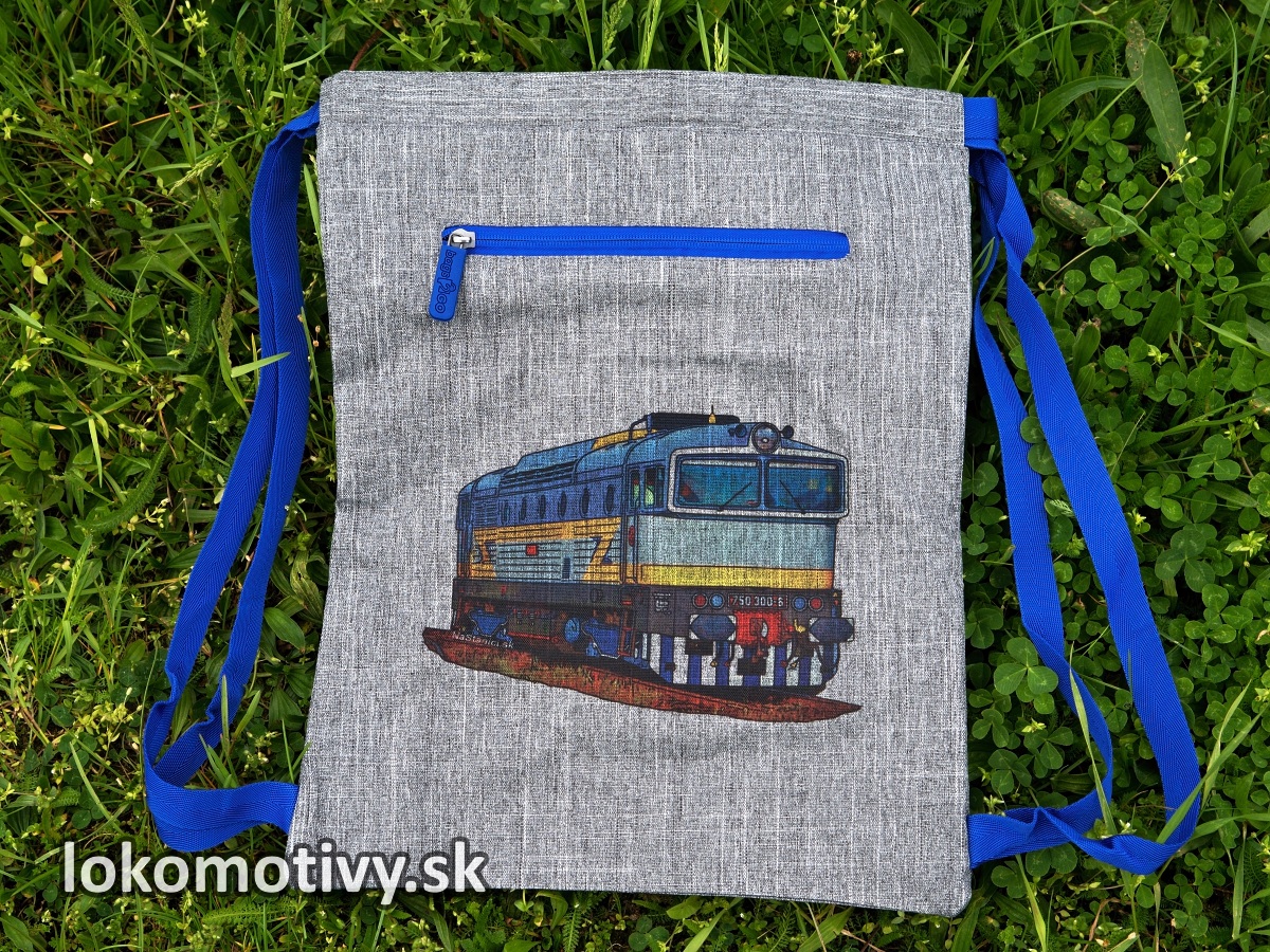 Elegantný batoh s lokomotívou Okuliarnik/Brejlovec