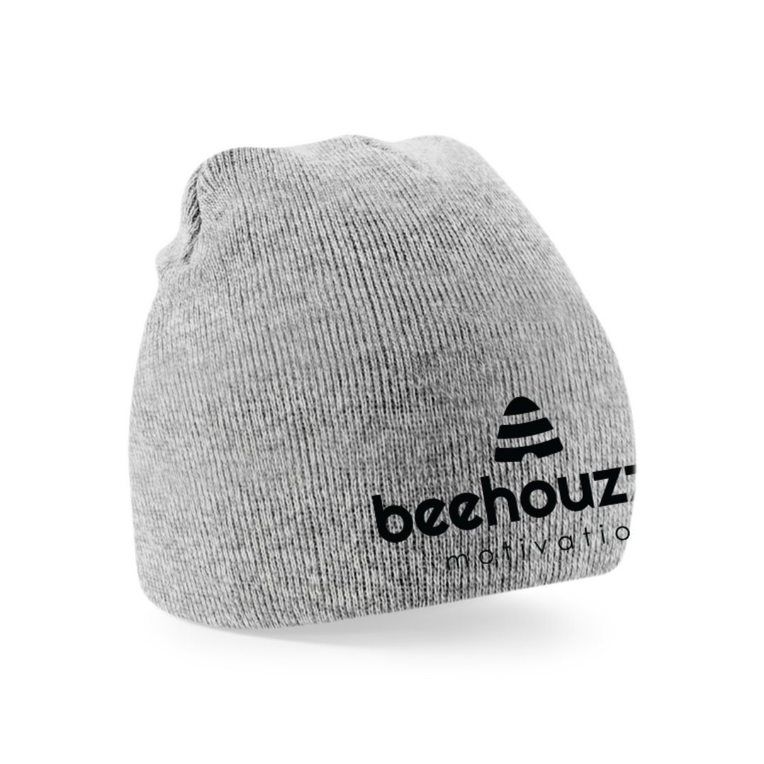 Pull-On Beanie Heather Grey