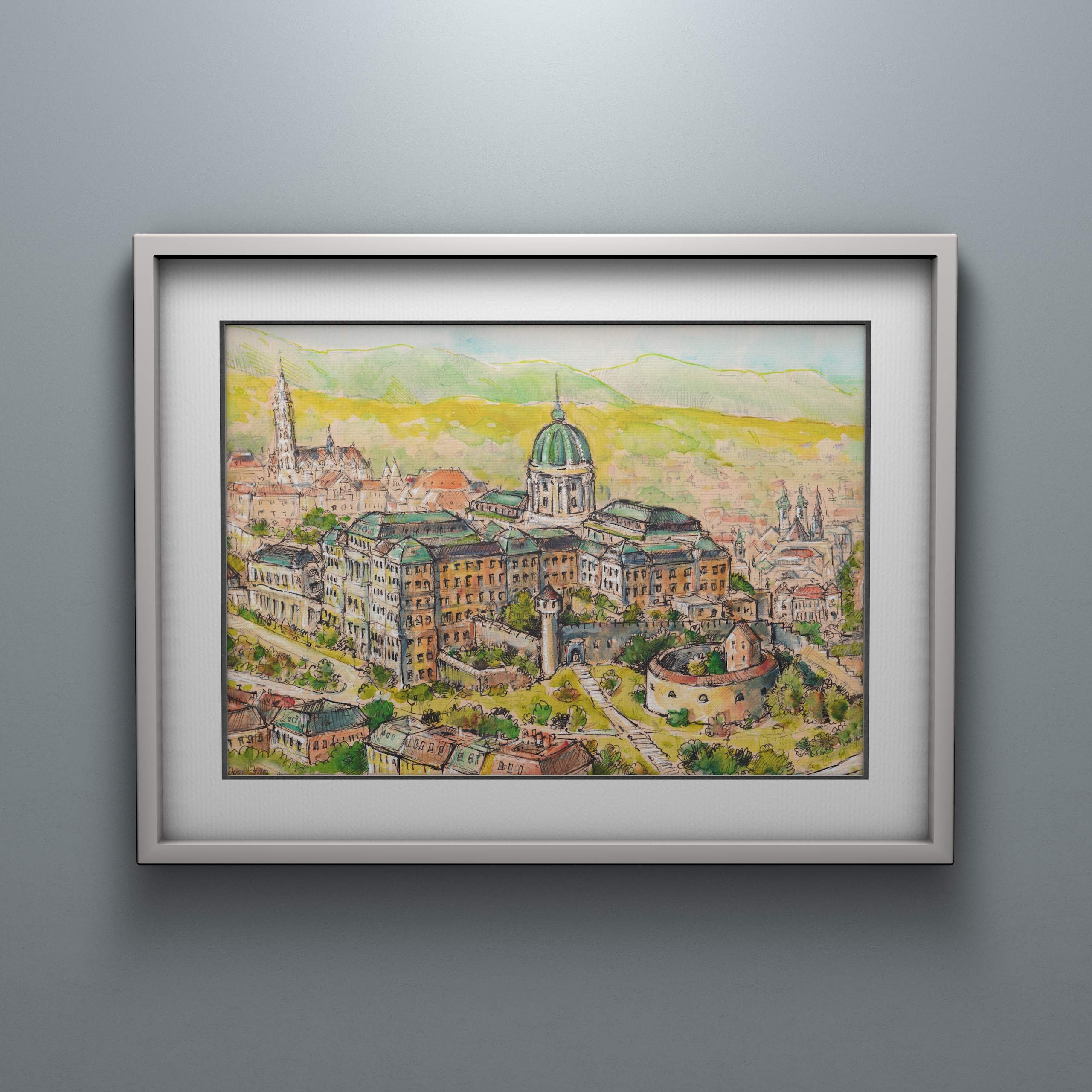 Budapest Nice Places Collection - művészi nyomat - art print