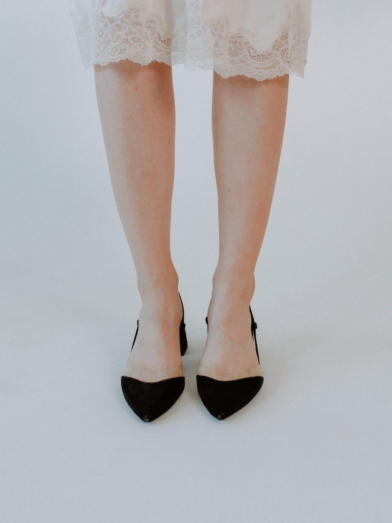 Čierne semišové topánky
