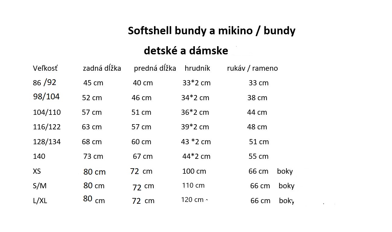 Softshell bundy- jeseň a prechod