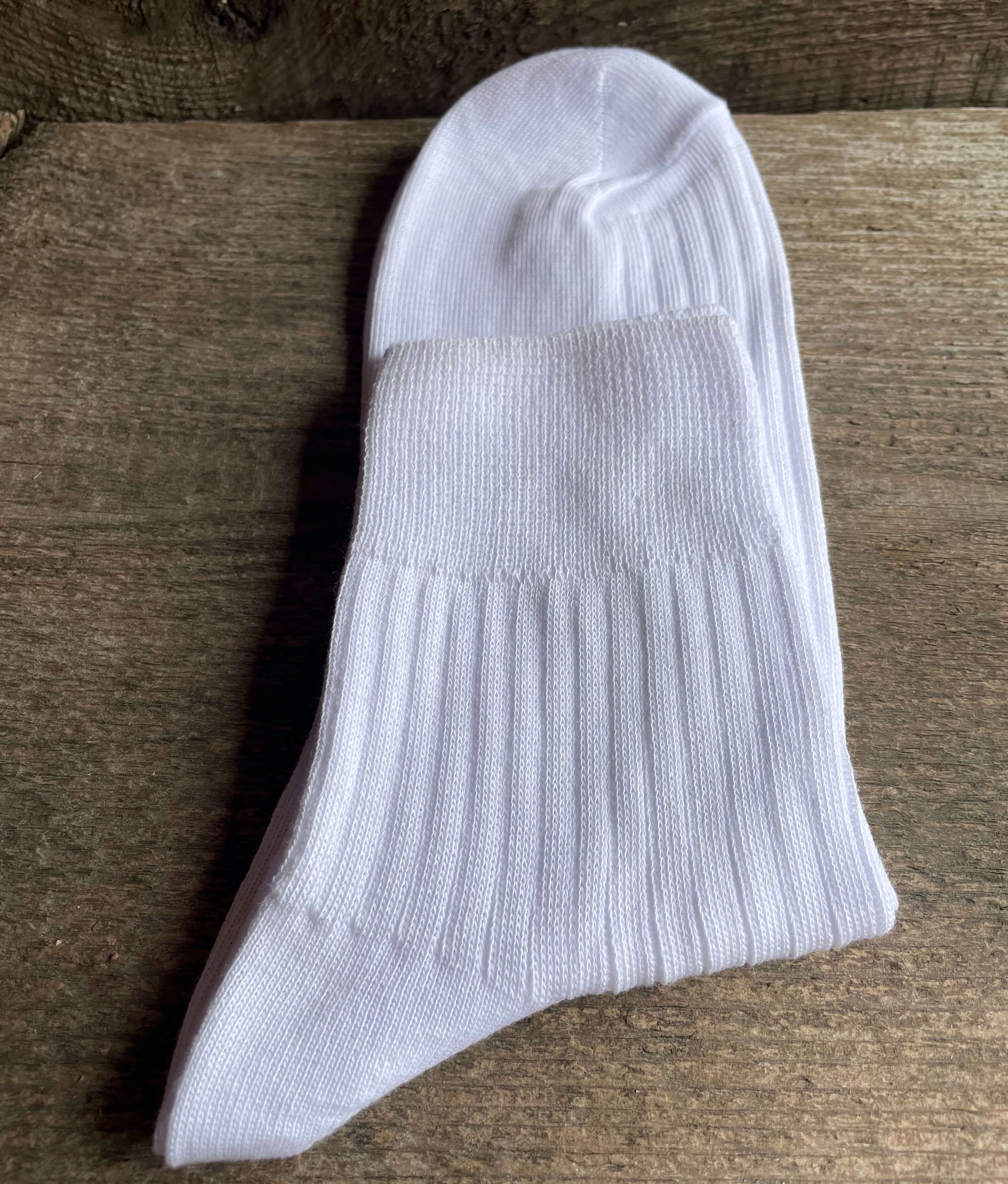 Zdravotné ponožky skrátené - biele