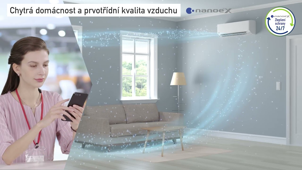 Nastenná klimatizácia Panasonic Etherea s invertorom strieborná KIT-XZ35-VKE 3,5 kW (od 20-40m2)