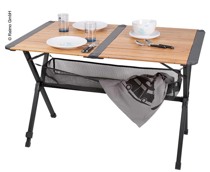Stôl kempingový - MENDOZA BAMBUS