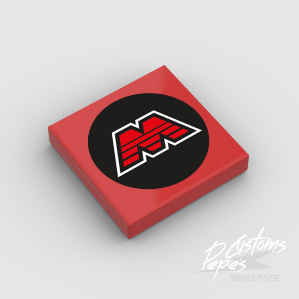 2x2 TILE - M:tron logo - red