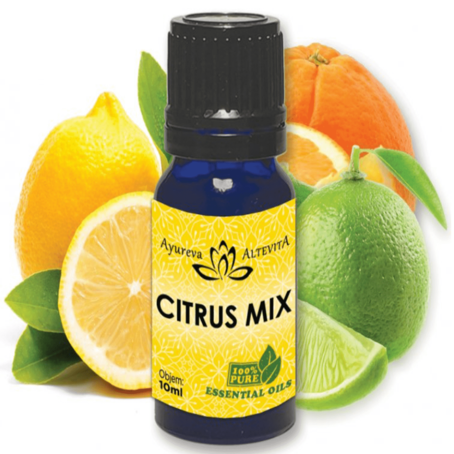 100% prírodná zmes esenciálnych olejov - citrus mix (10ml)