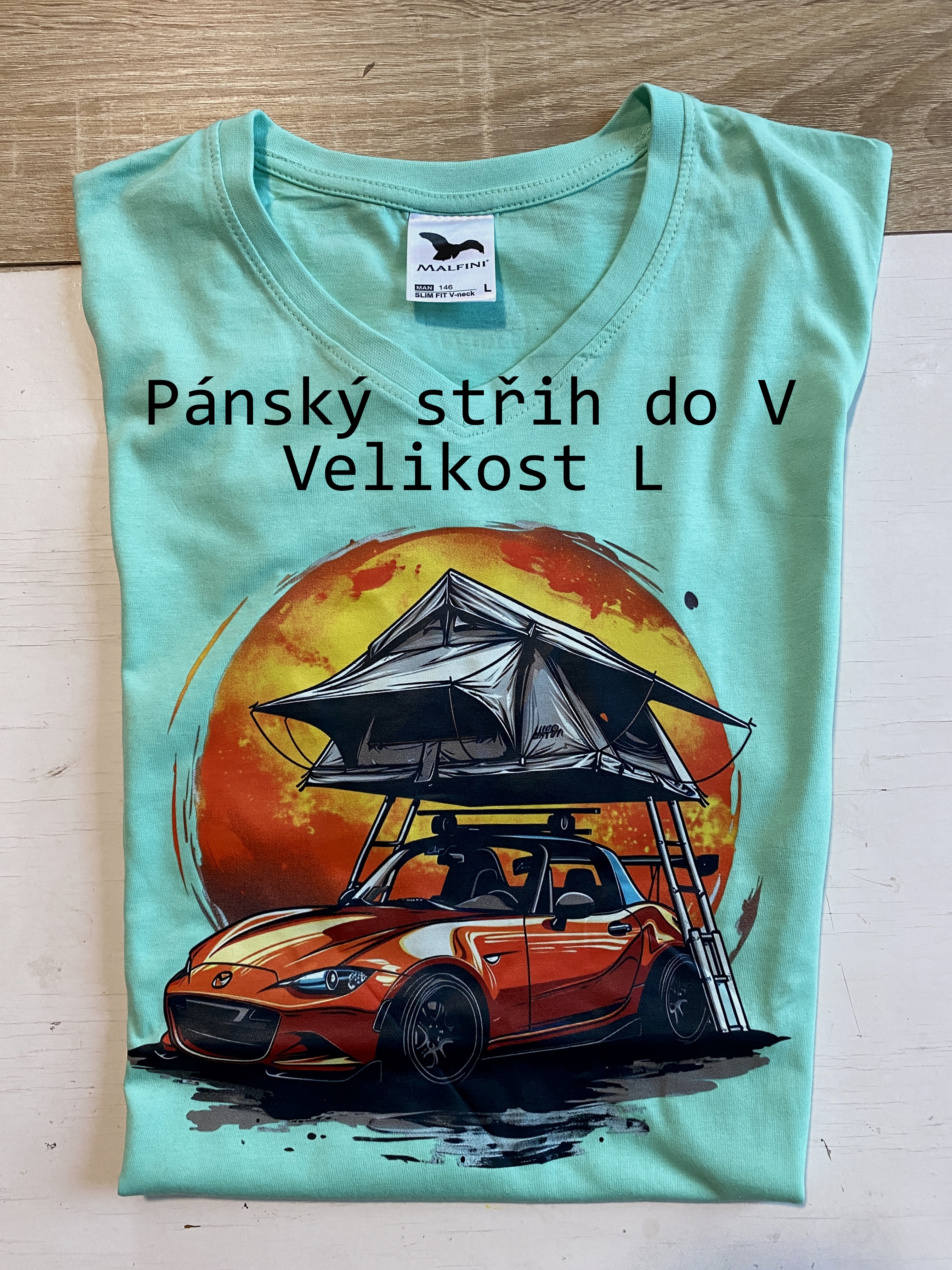 Pánské tričko V-neck