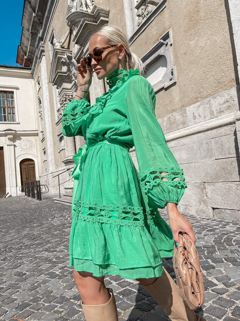 Zelené šaty LYLFIA