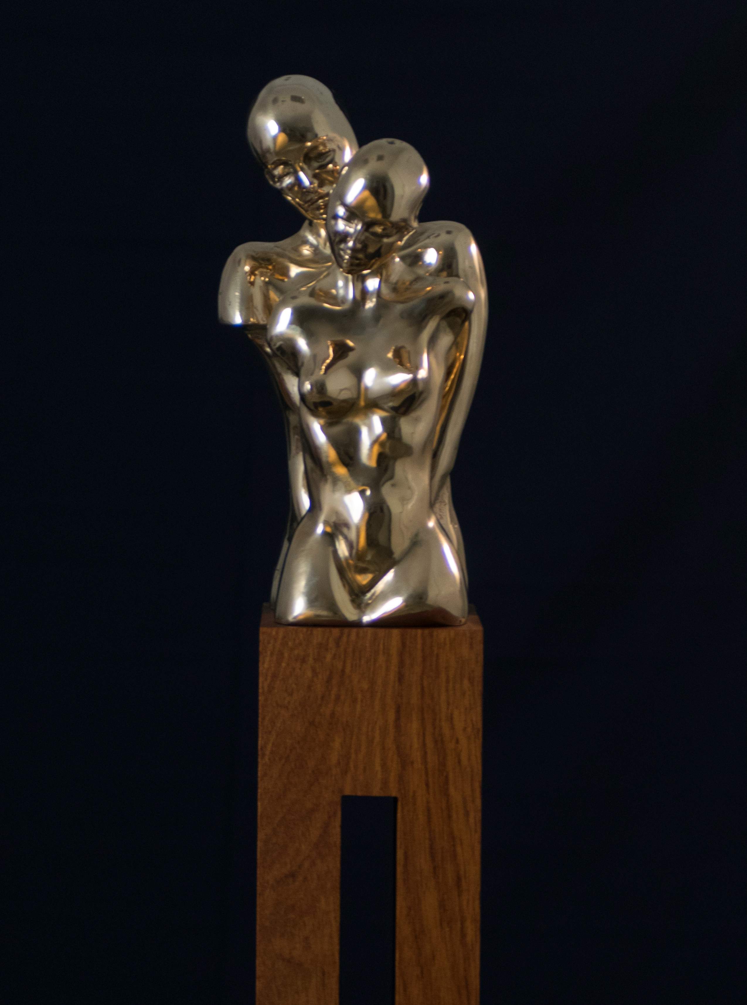 Csasznyi Dénes, cassysculpture, relation, bronze sculpture, bronze, variable sculpture, relation between man and woman, connection