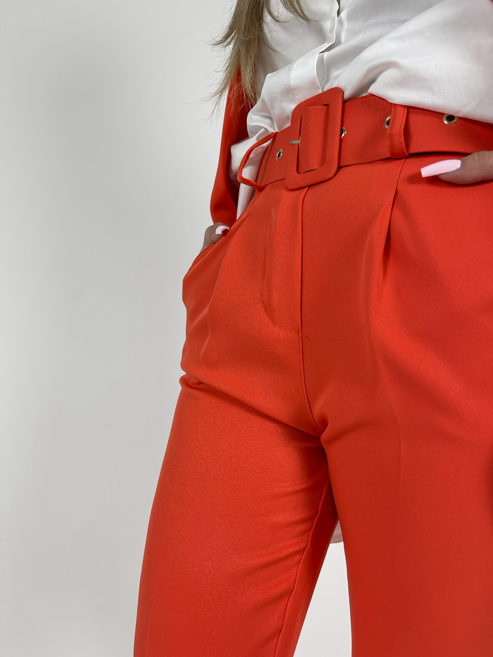 Oranžové nohavice EVIA