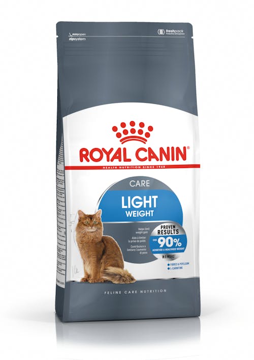 LIGHT WEIGHT CARE je presne vyvážená výživová receptúra, ktorá pomáha udržiavať zdravie vašej mačky.