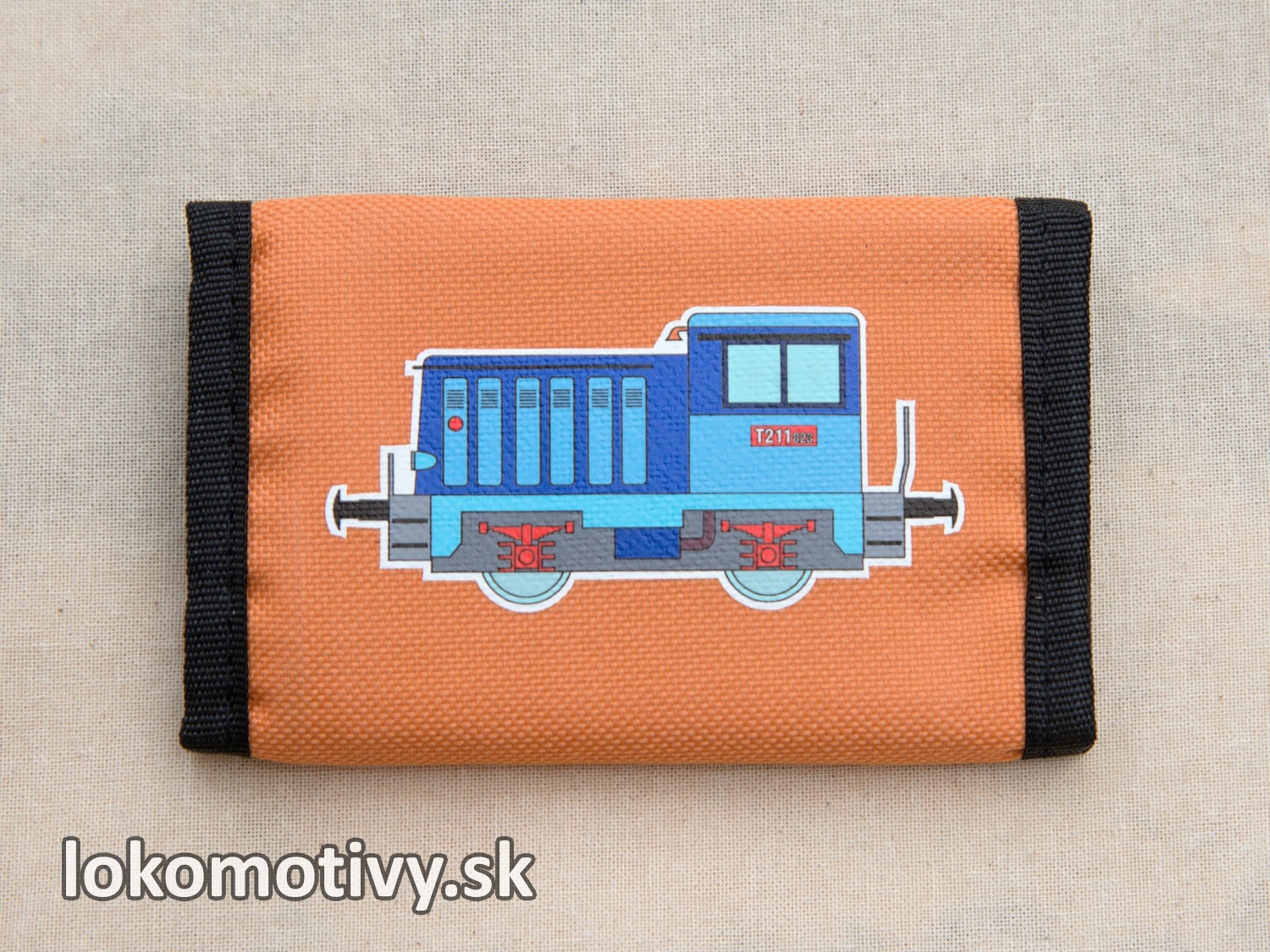 Detská peňaženka s lokomotívou Bobík