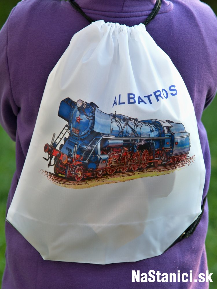Jednoduchý ruksak s lokomotívou Albatros