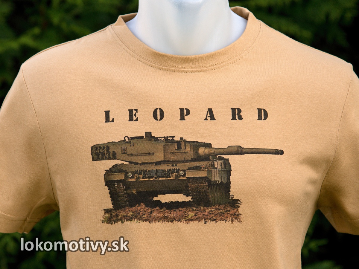 Tričko s tankom Leopard slovenská armáda
