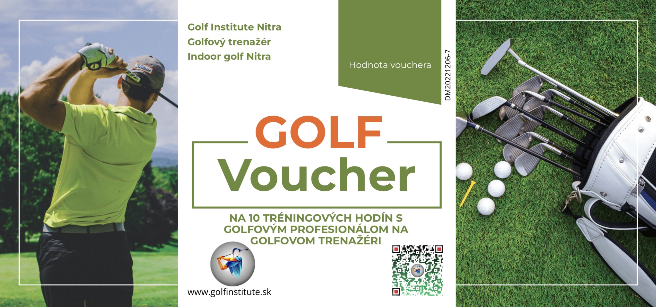 Golfový voucher na 10 tréningových hodín s golfovým profesionálom