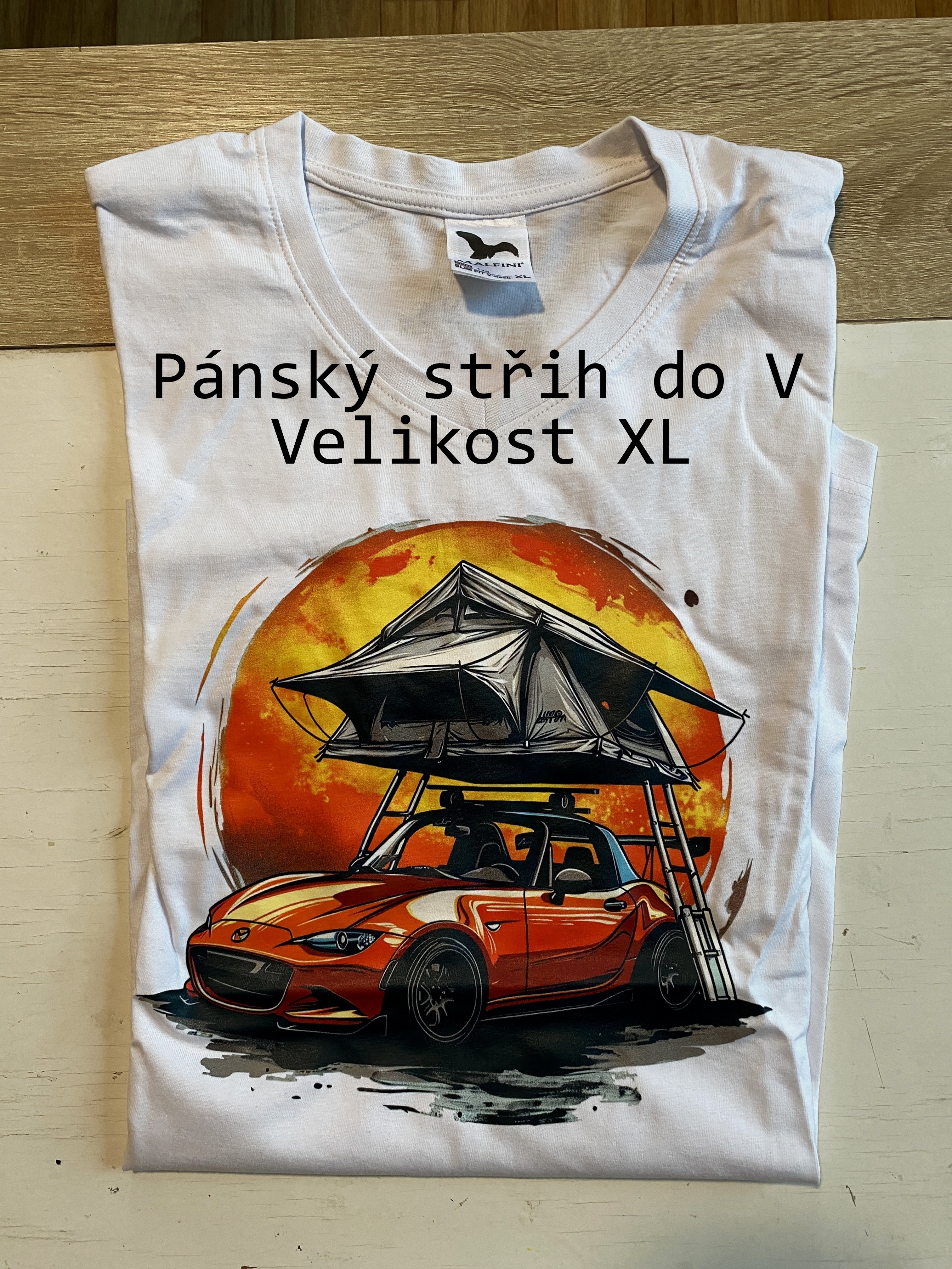 Pánské tričko V-neck