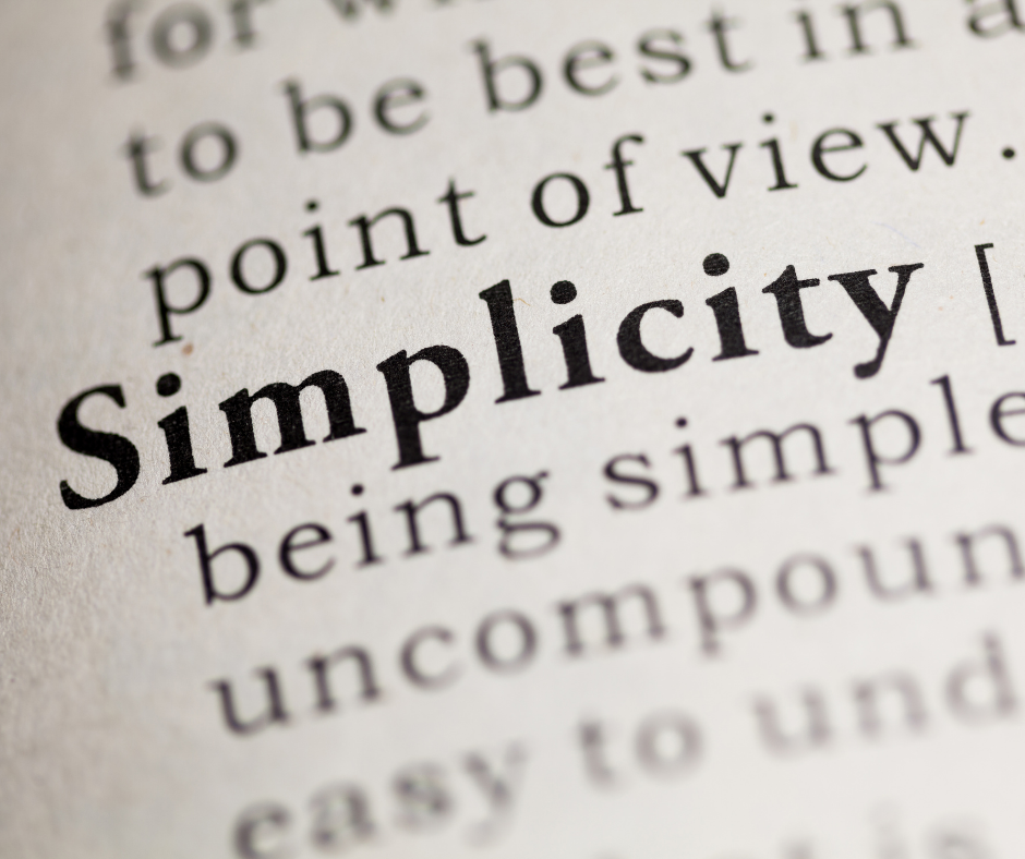 Simplicity - Jednoduchosť