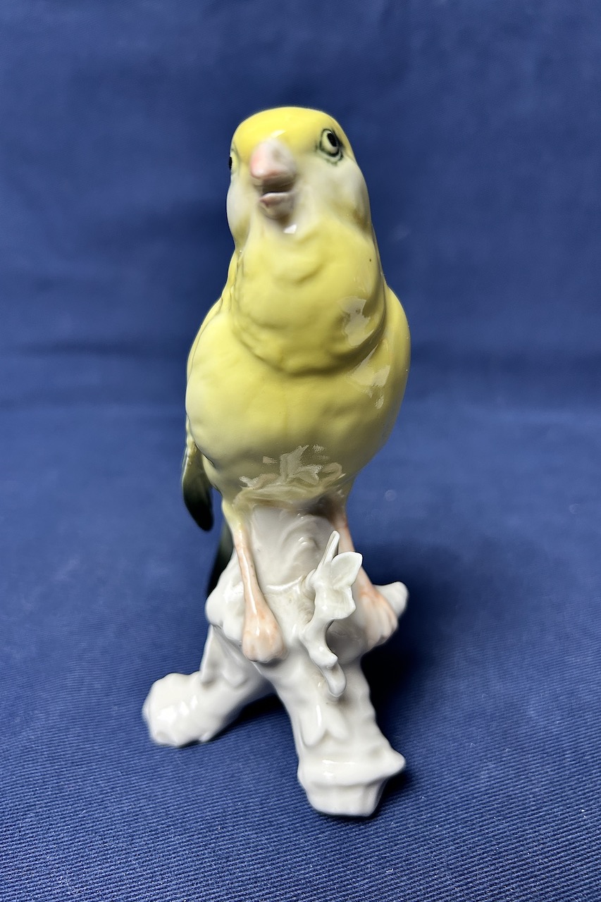 Porcelánový vták Kanárik/Canary bird Karl Ens