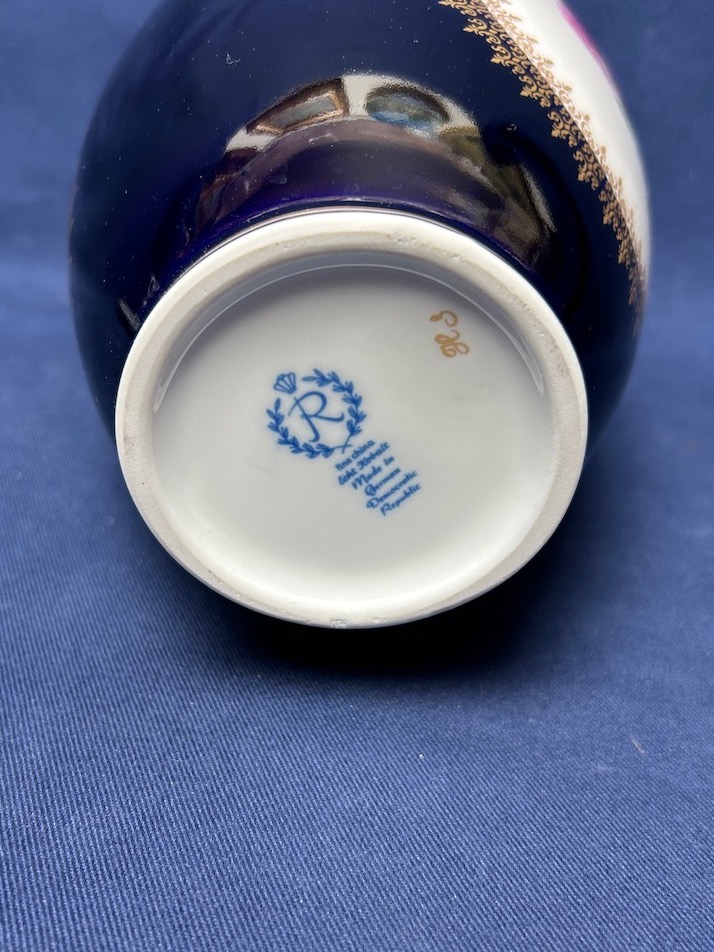 Váza / Vase Cobalt Reichenbach