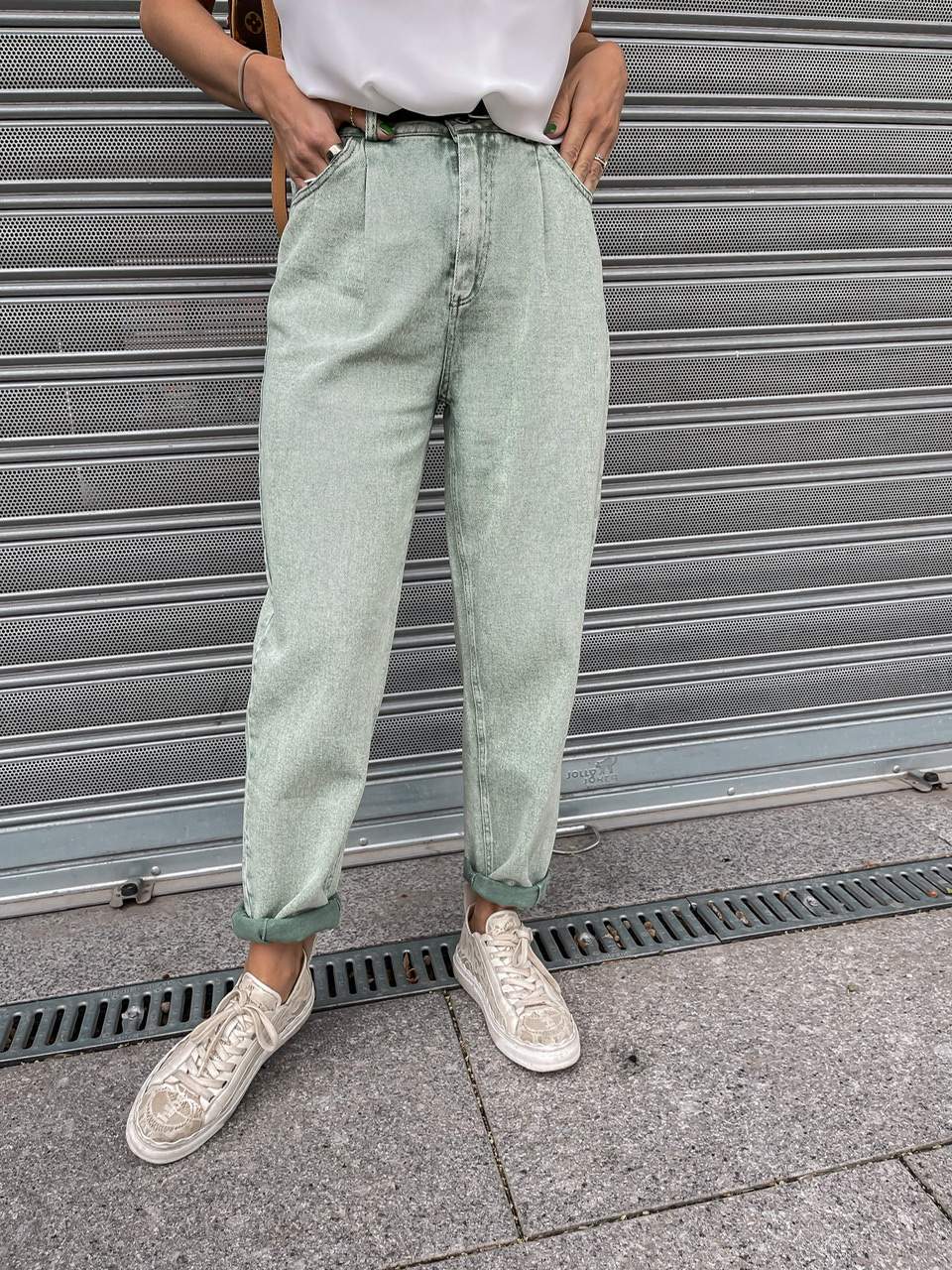 Zelené džínsy POGGY