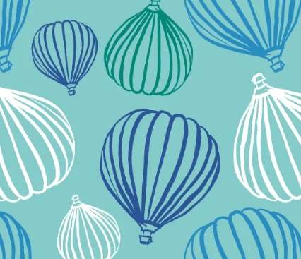 Ekologické plienky - KOLORKY DAY - motív Balóny