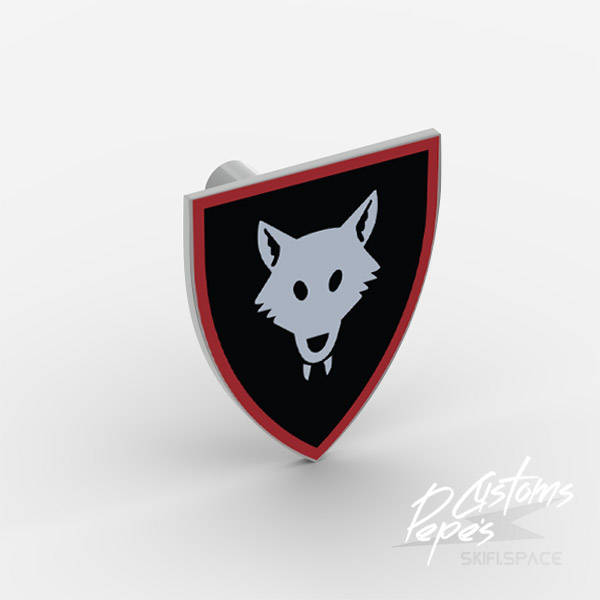 Shield triangular 3 - Wolfpack