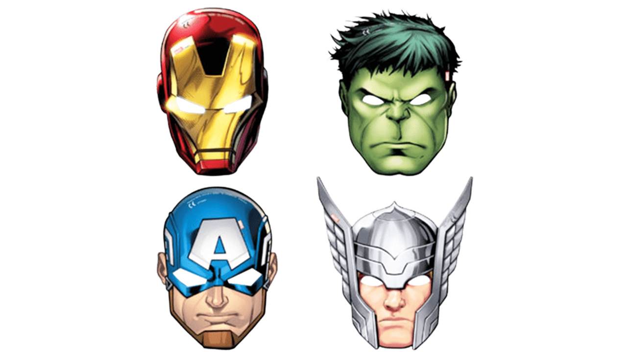 Masky Avengers - Set 6ks