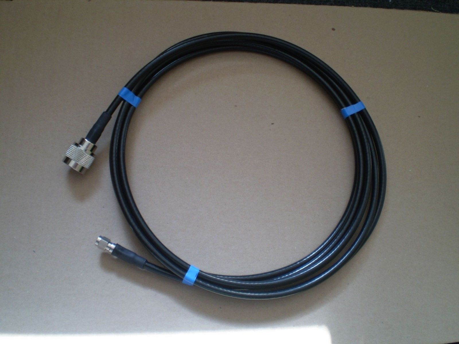 H155 BELDEN LOW LOSS CABLE N MALE TO RP SMA MALE VARIOUS LENGHTS 0.5M-5M
